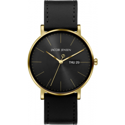 JACOB JENSEN JJ 165 HORLOGE TITANIUM TIMELESS NORDIC CONTEMPORARY