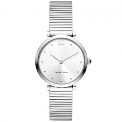 DANISH DESIGN IV82Q1301 DAMESHORLOGE STAAL AVA ZILVER