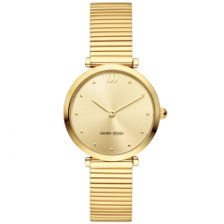 DANISH DESIGN IV86Q1301 DAMESHORLOGE VERGULD STAAL AVA GOUD