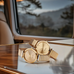 DANISH DESIGN IV86Q1301 DAMESHORLOGE VERGULD STAAL AVA GOUD