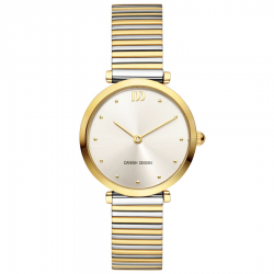 DANISH DESIGN IV84Q1301 DAMESHORLOGE VERGULD STAAL BICOLOR AVA GOUD
