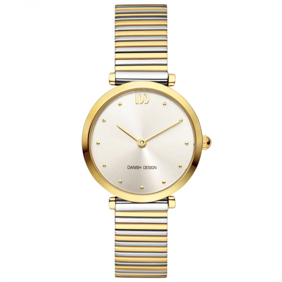 DANISH DESIGN IV84Q1301 DAMESHORLOGE VERGULD STAAL BICOLOR AVA GOUD DANISH DESIGN IV84Q1301 DAMESHORLOGE VERGULD STAAL BICOLOR AVA GOUD
