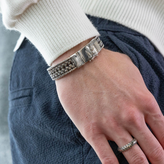 SILK 353 ZILVEREN RING BOLD COLLECTIE