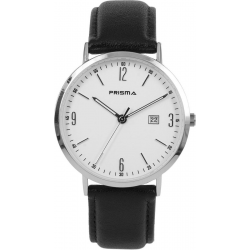 PRISMA P.1501 HERENHORLOGE STAAL SLIMLINE