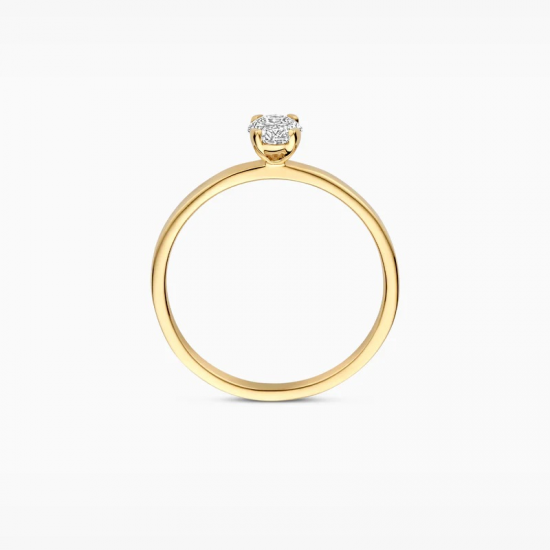 BLUSH LG1019Y GEELGOUDEN RING MET LAB GROWN DIAMOND 0.50CT BLUSH LG1019Y GEELGOUDEN RING MET LAB GROWN DIAMOND 0.50CT