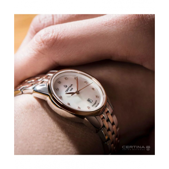 CERTINA C032.207.22.126.000 BICOLOR STALEN DAMESHORLOGE DS ACTION LADY POWERMATIC DIAMONDS CERTINA C032.207.22.126.000 BICOLOR STALEN DAMESHORLOGE DS ACTION LADY POWERMATIC DIAMONDS
