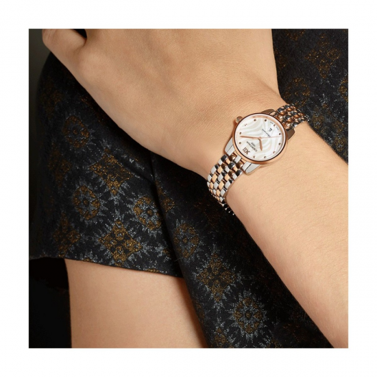 CERTINA C033.051.22.118.01 DAMESHORLOGE STAAL BICOLOR CHRONOMETER DS 8 CERTINA C033.051.22.118.01 DAMESHORLOGE STAAL BICOLOR CHRONOMETER DS 8