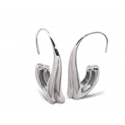 GALA DESIGN GE006S ZILVEREN OORHANGERS BIG WAVE
