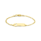 HUISCOLLECTIE 4012029 GOUDEN PLAATARMBANDJE FIGAROSCHAKEL 11-13CM
