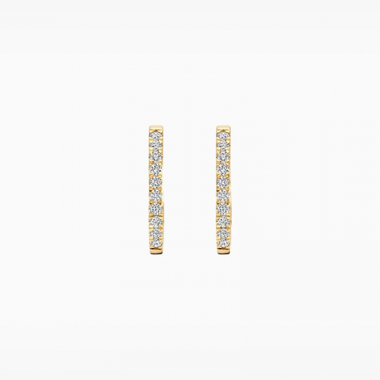 BLUSH LG7014Y GEELGOUDEN OORRINGEN MET LAB GROWN DIAMOND 0.88CT