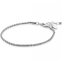 ZINZI ZIA1931 ZILVEREN ARMBAND PALMIERSCHAKEL