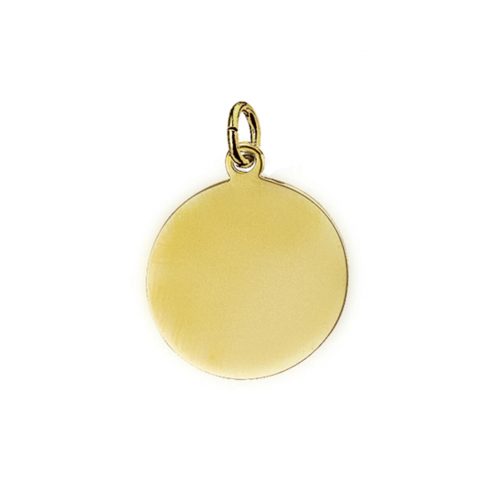 HUISCOLLECTIE 4007715 GOUDEN GRAVEERPLAATJE ROND