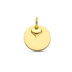 HUISCOLLECTIE 4023647 GOUDEN GRAVEERPLAATJE ROND