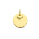 HUISCOLLECTIE 4023647 GOUDEN GRAVEERPLAATJE ROND HUISCOLLECTIE 4023647 GOUDEN GRAVEERPLAATJE ROND