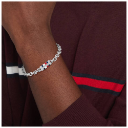 TOMMY HILFIGER JEWELS TJ2790652 HEREN ARMBAND STAAL BRUCE