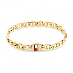 TOMMY HILFIGER JEWELS TJ2790646S HEREN ARMBAND VERGULD STAAL OCEANIC