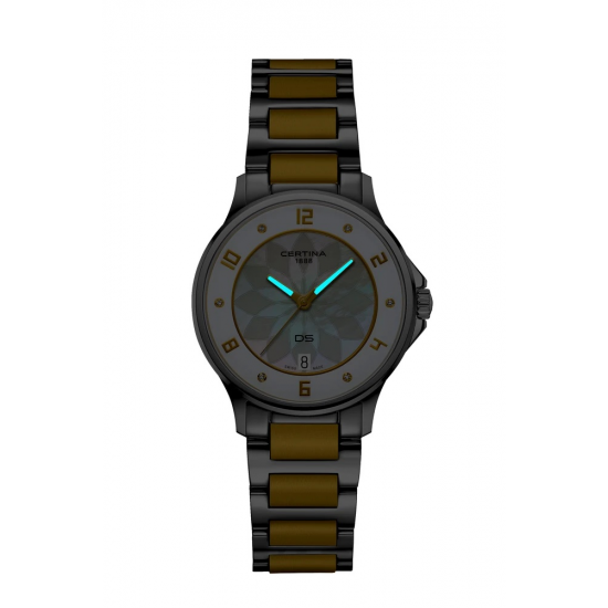 CERTINA C039.251.12.116.00 DAMESHORLOGE STAAL BICOLOR DS-6 CERTINA C039.251.12.116.00 DAMESHORLOGE STAAL BICOLOR DS-6