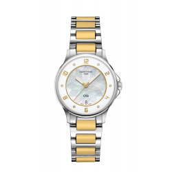 CERTINA C039.251.12.116.00 DAMESHORLOGE STAAL BICOLOR DS-6