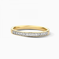 BLUSH LG1033Y GEELGOUDEN RING MET LAB GROWN DIAMOND 0.22CT