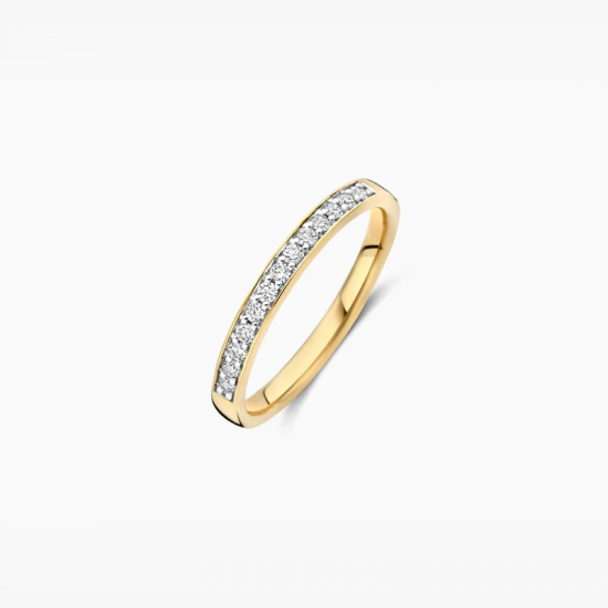 BLUSH LG1033Y GEELGOUDEN RING MET LAB GROWN DIAMOND 0.22CT BLUSH LG1033Y GEELGOUDEN RING MET LAB GROWN DIAMOND 0.22CT