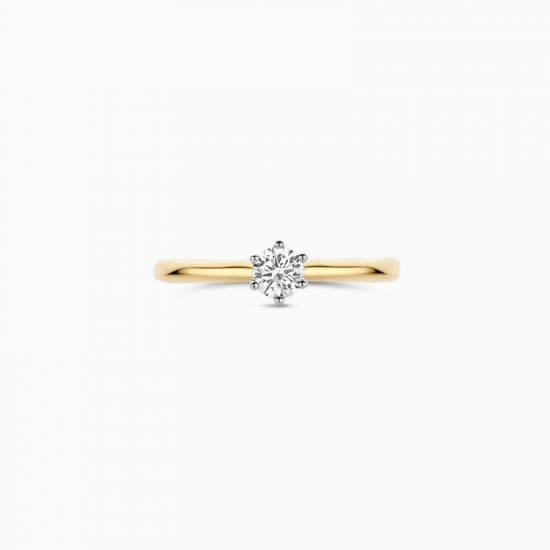 BLUSH LG1037B GEELGOUDEN RING MET LAB GROWN DIAMOND 0.30CT BLUSH LG1037B GEELGOUDEN RING MET LAB GROWN DIAMOND 0.30CT