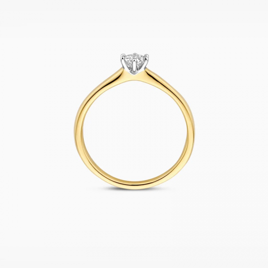 BLUSH LG1037B GEELGOUDEN RING MET LAB GROWN DIAMOND 0.30CT BLUSH LG1037B GEELGOUDEN RING MET LAB GROWN DIAMOND 0.30CT