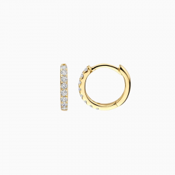 BLUSH LG7029Y GEELGOUDEN OORRINGEN MET LAB GROWN DIAMOND 0.45CT