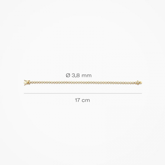 BLUSH LG2005Y-17 GOUDEN ARMBAND MET LAB GROWN DIAMOND BLUSH LG2005Y-17 GOUDEN ARMBAND MET LAB GROWN DIAMOND