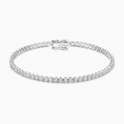 BLUSH LG2007W-17 WITGOUDEN ARMBAND MET LAB GROWN DIAMOND