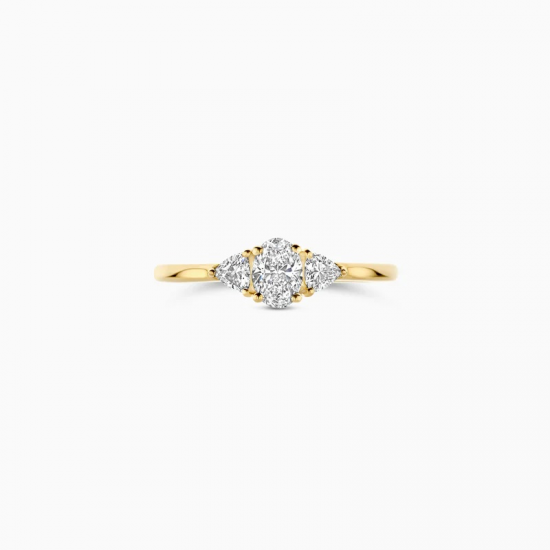 BLUSH LG1039Y GEELGOUDEN RING MET LAB GROWN DIAMOND 0.55CT BLUSH LG1039Y GEELGOUDEN RING MET LAB GROWN DIAMOND 0.55CT