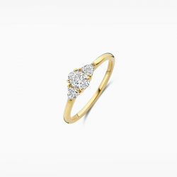 BLUSH LG1039Y GEELGOUDEN RING MET LAB GROWN DIAMOND 0.55CT