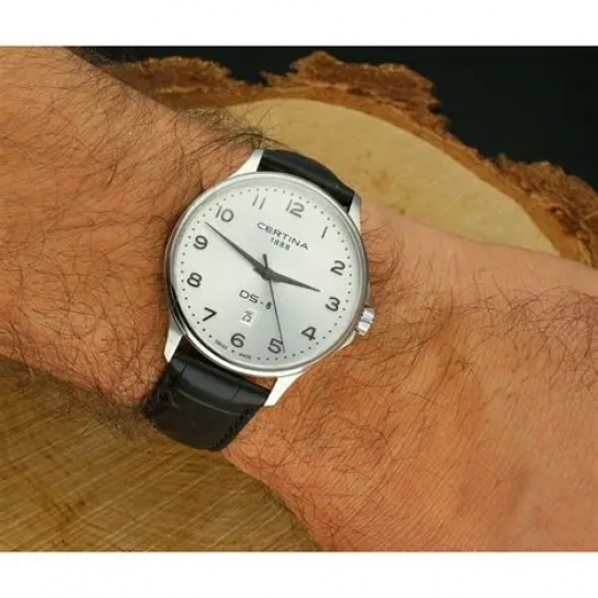 CERTINA C045.410.16.032.00 HERENHORLOGE STAAL DS-8