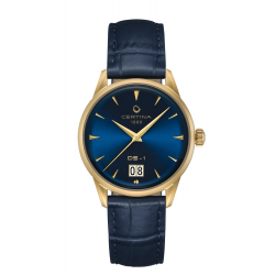CERTINA C029.426.36.041.00 VERGULD STAAL HORLOGE DS-1 BIG DATE AUTOMAAT