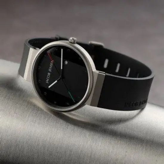 JACOB JENSEN JJ 645 UNISEX HORLOGE  TITANIUM NEW LINE