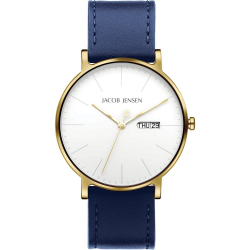 JACOB JENSEN JJ 166 HERENHORLOGE TITANIUM TIMELESS NORDIC CONTEMPORARY