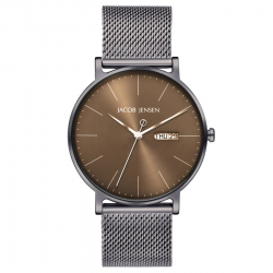 JACOB JENSEN JJ 168 HERENHORLOGE TITANIUM TIMELESS NORDIC