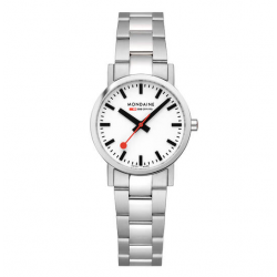 MONDAINE M658.30323.11SBJ DAMESHORLOGE STAAL 30MM. CLASSIC