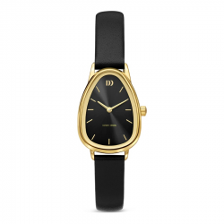 DANISH DESIGN IV15Q1306 DAMESHORLOGE FJORDSTEN GOLD BLACK