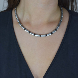 BOCCIA 0845-01 TITANIUM COLLIER MAT-GLANZEND