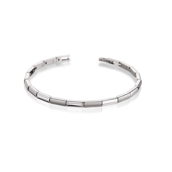 BOCCIA 0387-01 TITANIUM ARMBAND MAT-GLANZEND BOCCIA 0387-01 TITANIUM ARMBAND MAT-GLANZEND