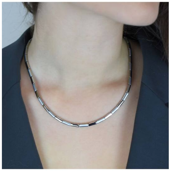 BOCCIA 0866-01 TITANIUM COLLIER MAT-GLANZEND BOCCIA 0866-01 TITANIUM COLLIER MAT-GLANZEND