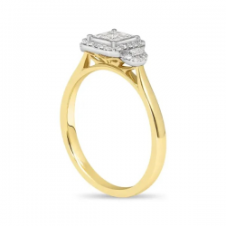 PAS DIAMONDS GF2038 14K GOUDEN RING MET NATUURLIJKE DIAMANT PAS DIAMONDS GF2038 14K GOUDEN RING MET NATUURLIJKE DIAMANT