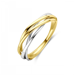 THE HOUSE OF JEWELS 4209095 GOUDEN RING BICOLOR