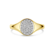 THE HOUSE OF JEWELS 4031430 GOUDEN RING MET NATUURLIJKE DIAMANT