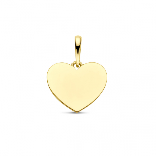 THE HOUSE OF JEWELS 4022979 GOUDEN HANGER GRAVEERPLAATJE HART