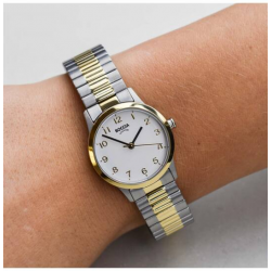 BOCCIA 3318-03 TITANIUM DAMESHORLOGE BICOLOR