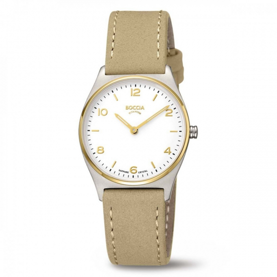 BOCCIA 3338-02 DAMESHORLOGE TITANIUM BICOLOR