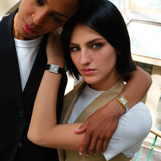 MAURICE LACROIX FA1205-PVY02-110-A DAMESHORLOGE BICOLOR FIABA SQUARE QUARTZ