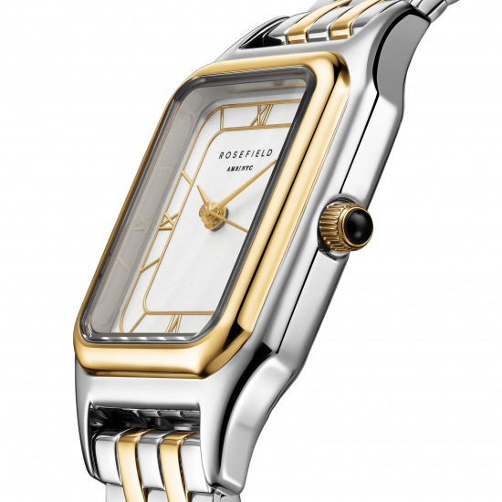 ROSEFIELD OCWDSD-OC03 DAMESHORLOGE BICOLOR VERGULD STAAL IVY DUOTONE
