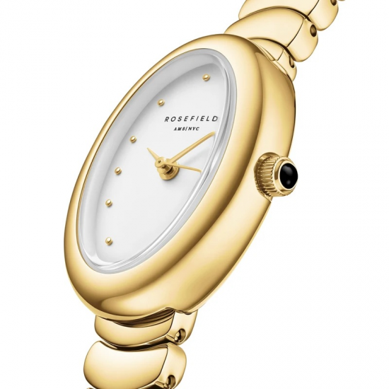 ROSEFIELD OVWGSG-OV19 DAMESHORLOGE VERGULD STAAL OVALE GOLD
